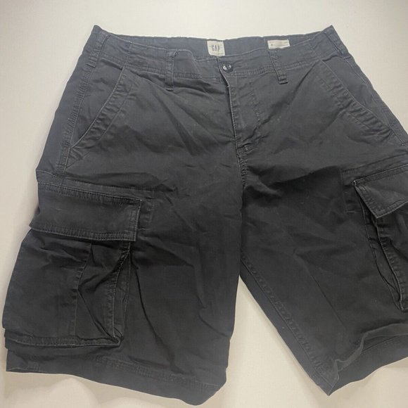 GAP Pants Gap Mens Black Cargo Shorts Size 3 Poshmark